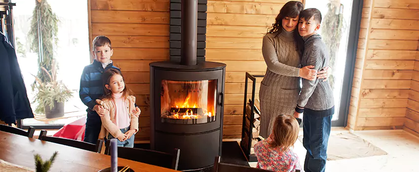 Morso Cast Iron Fireplace Insert Installation in Plymouth, Michigan