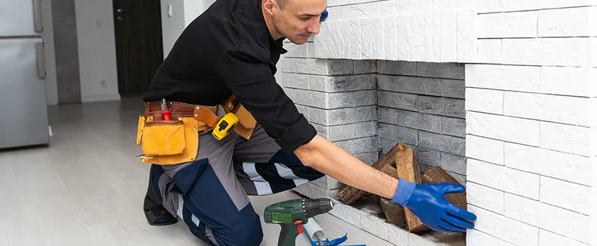 Fireplace Damaged Damper Frame Repair Services in Plymouth, Michigan