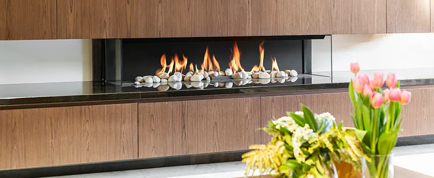 Double-height Fireplace Design Refurbishment in Plymouth, Michigan