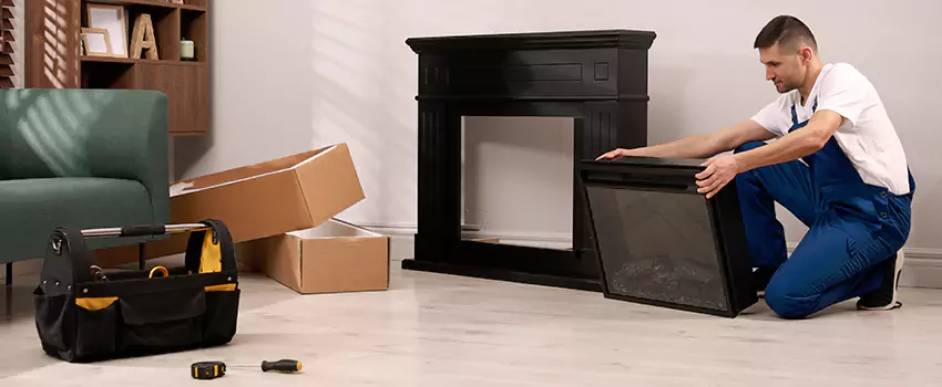 Old Rusted Metal Fireplace Repair And Replacement in Plymouth, MI